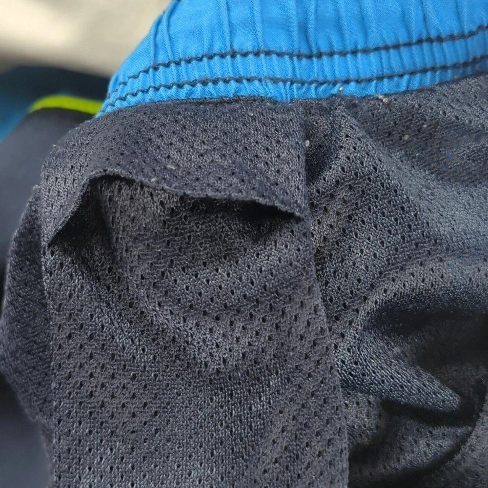 Nike Shorts Mens Extra Large Blue Board Shorts Swim Trunks Lined Athletic Denim - Picture 13 of 14